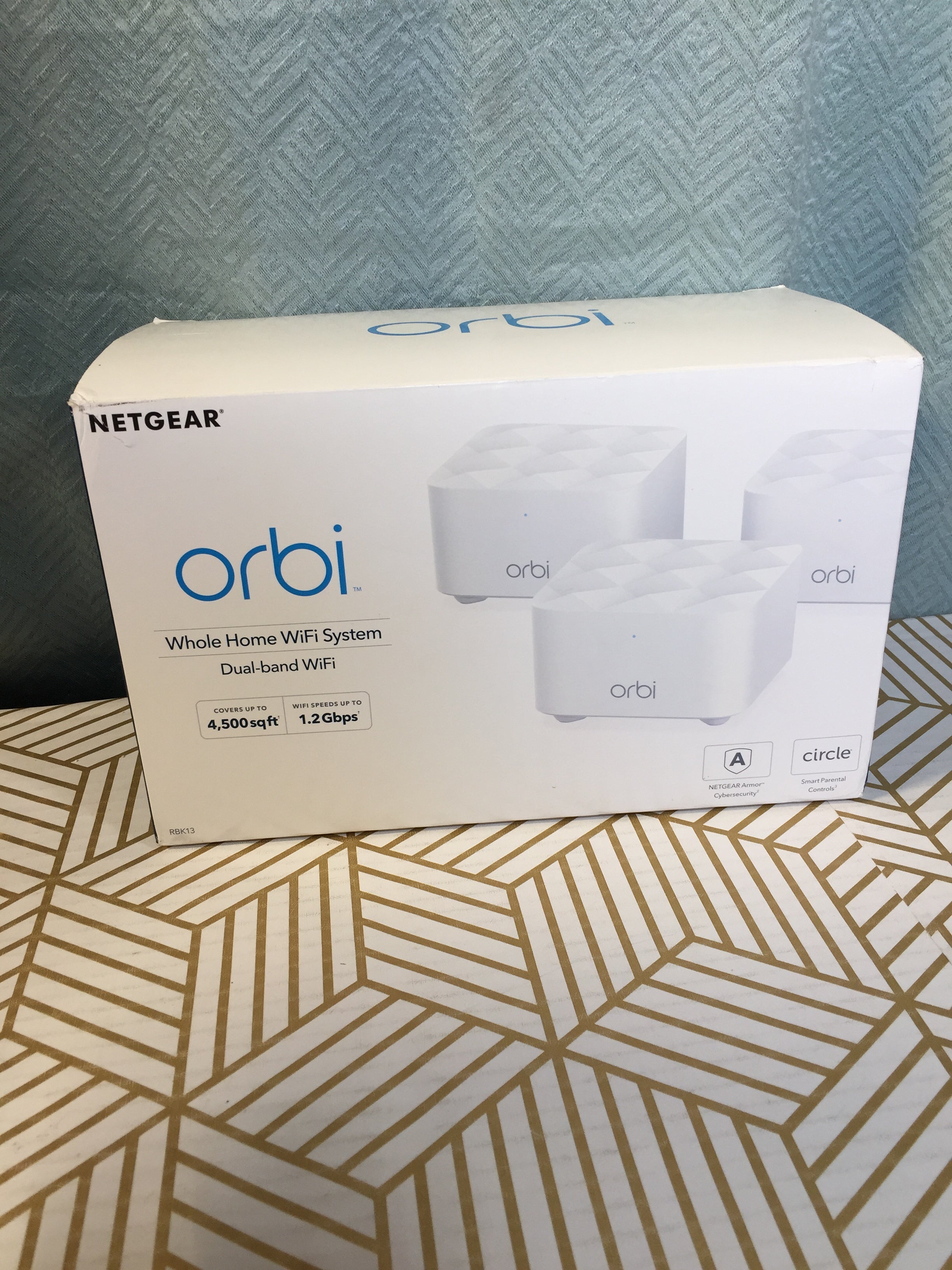 NETGEAR Orbi Whole Home Mesh WiFi System RBK13 - 1 Router & 2 Satellites (7754606969070)